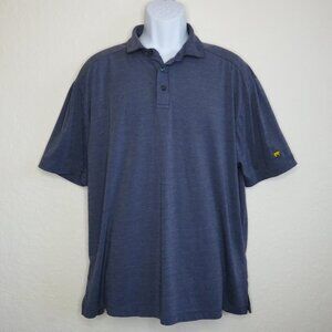 Jack Nicklaus* Men's Short‎ Sleeve 3 Button Straight Hem Golf Polo Shirt~ Large